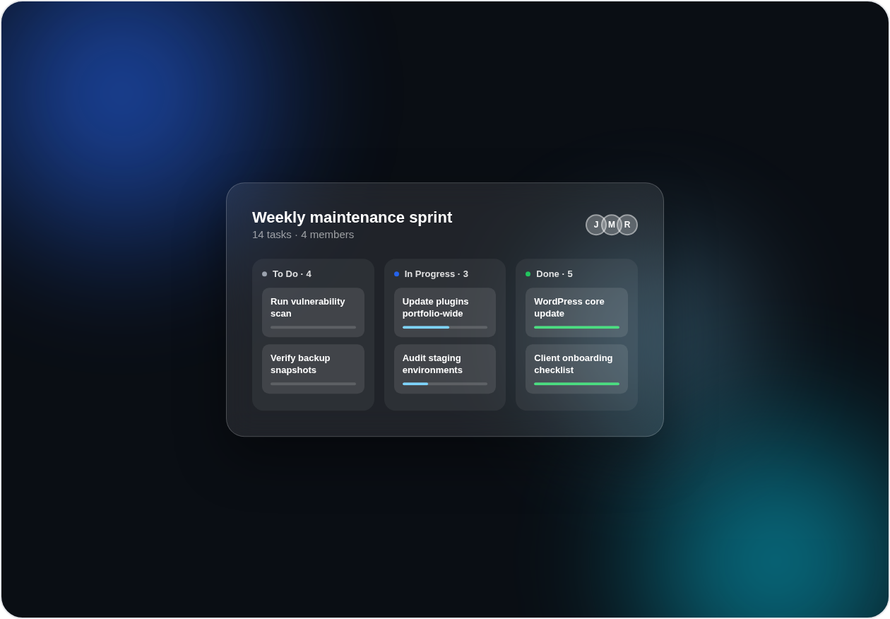 Organized workflows for modern agencies